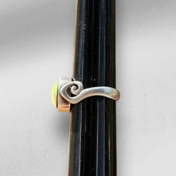 Vtg Kameleon Sterling Silver Onyx Ring 2 Interchangeable Snaps Case Tool Size 7 - Picture 7 of 12